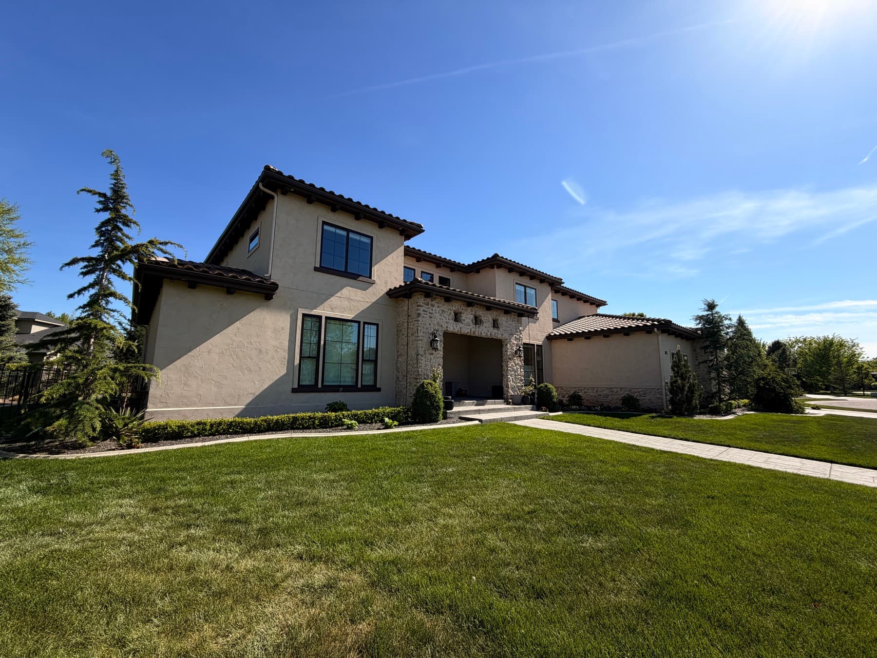 Finished home with streak-free windows in the Treasure Valley